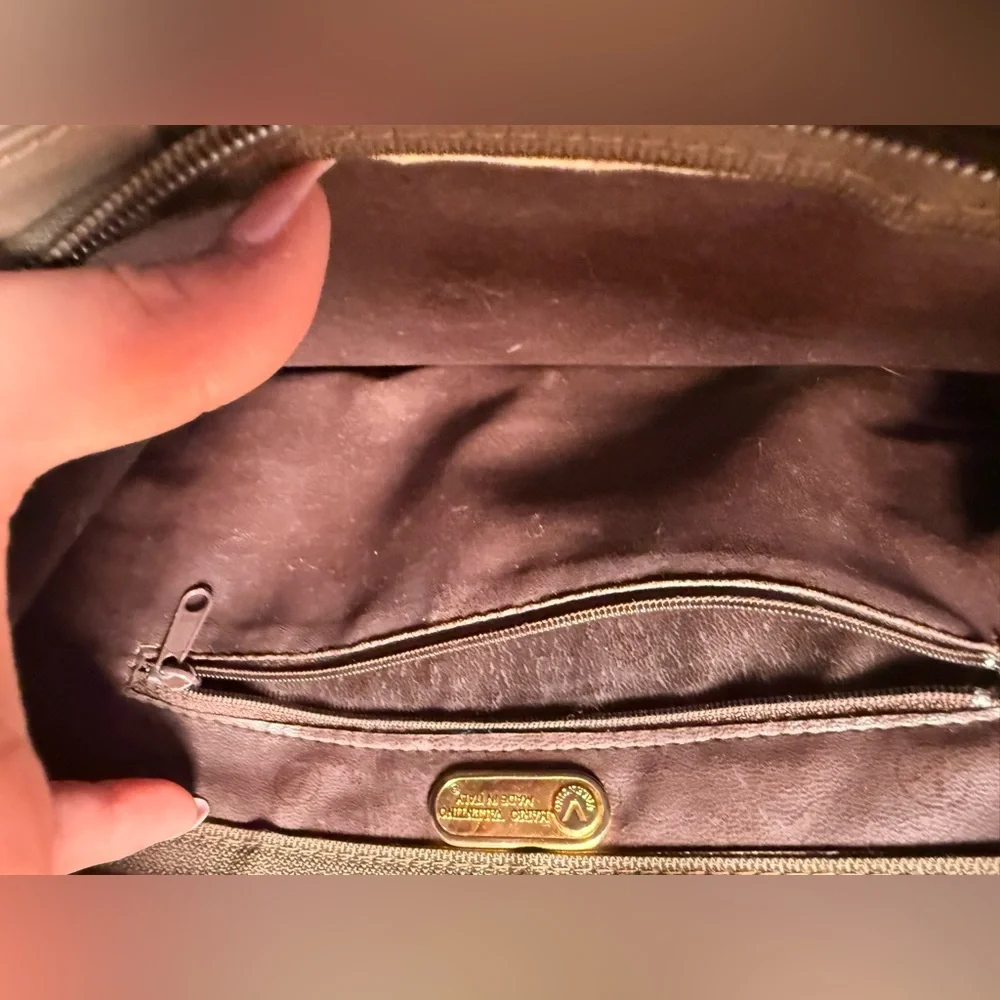 Brown Monogram Valentino Clutch - Picture 7 of 11